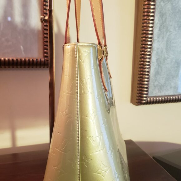 Louis Vuitton LV Handbag Houston Olive Vernis Good Comndition - Picture 3 of 16